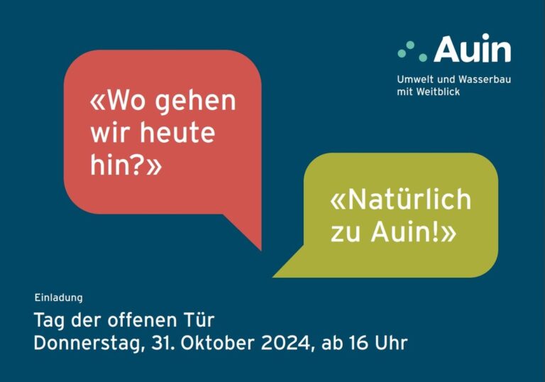 Tag der offenen Tür am Donnerstag, 31. Oktober 2024, ab 16 Uhr. Wir freuen uns auf Ihren Besuch.